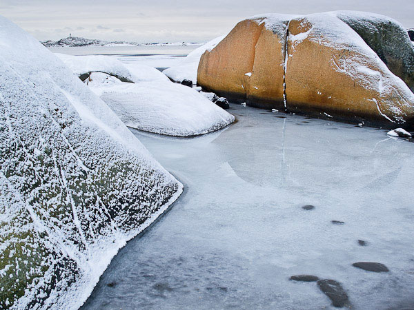 Vinterbild från Stora Amundön