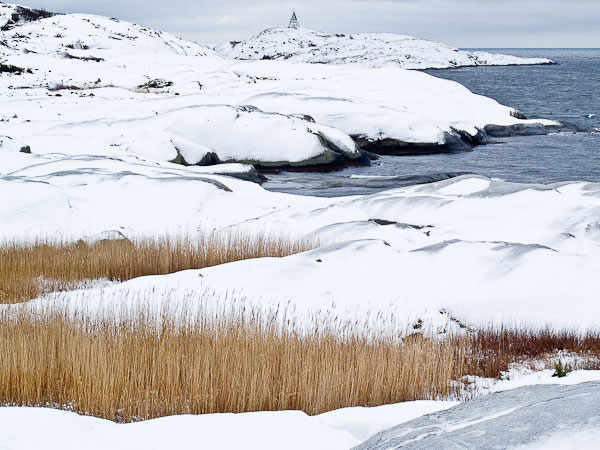 Vinterbild från Stora Amundön