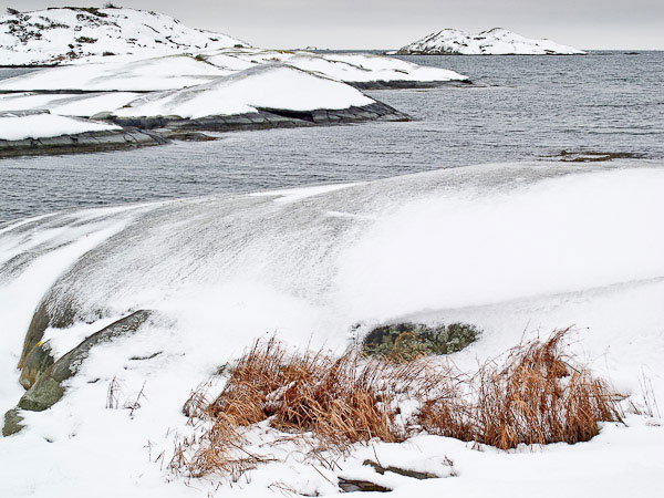 Vinterbild från Stora Amundön