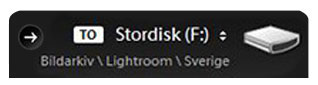 Import spara till