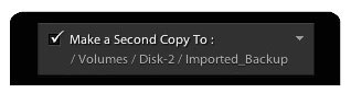 Backup vid Import